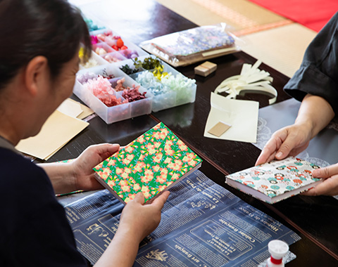 オリジナル御朱印帳作り（直書き御朱印付き）