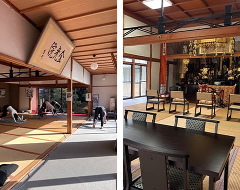 お寺空間利用について